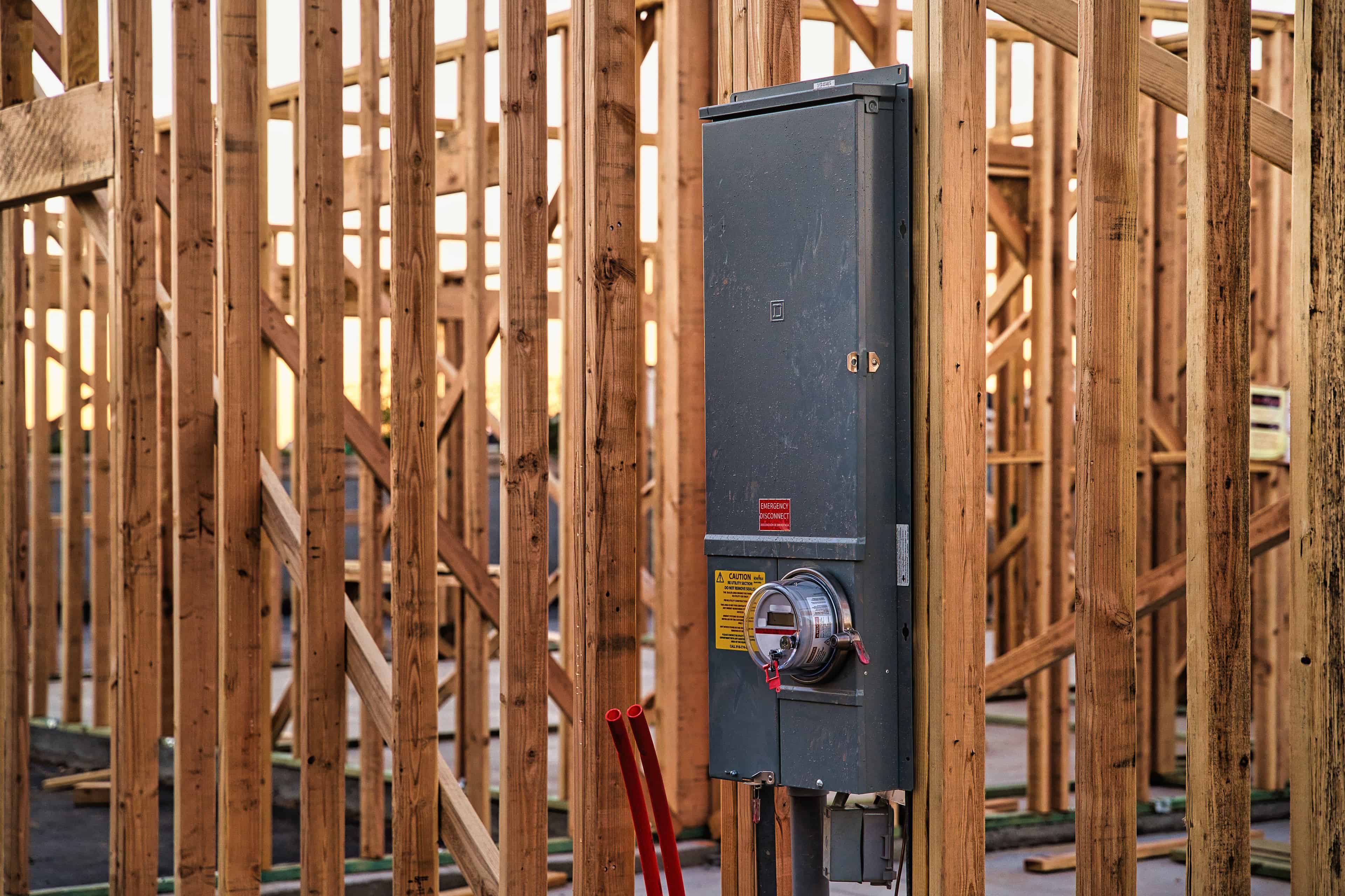 New Construction Electrical Wiring image