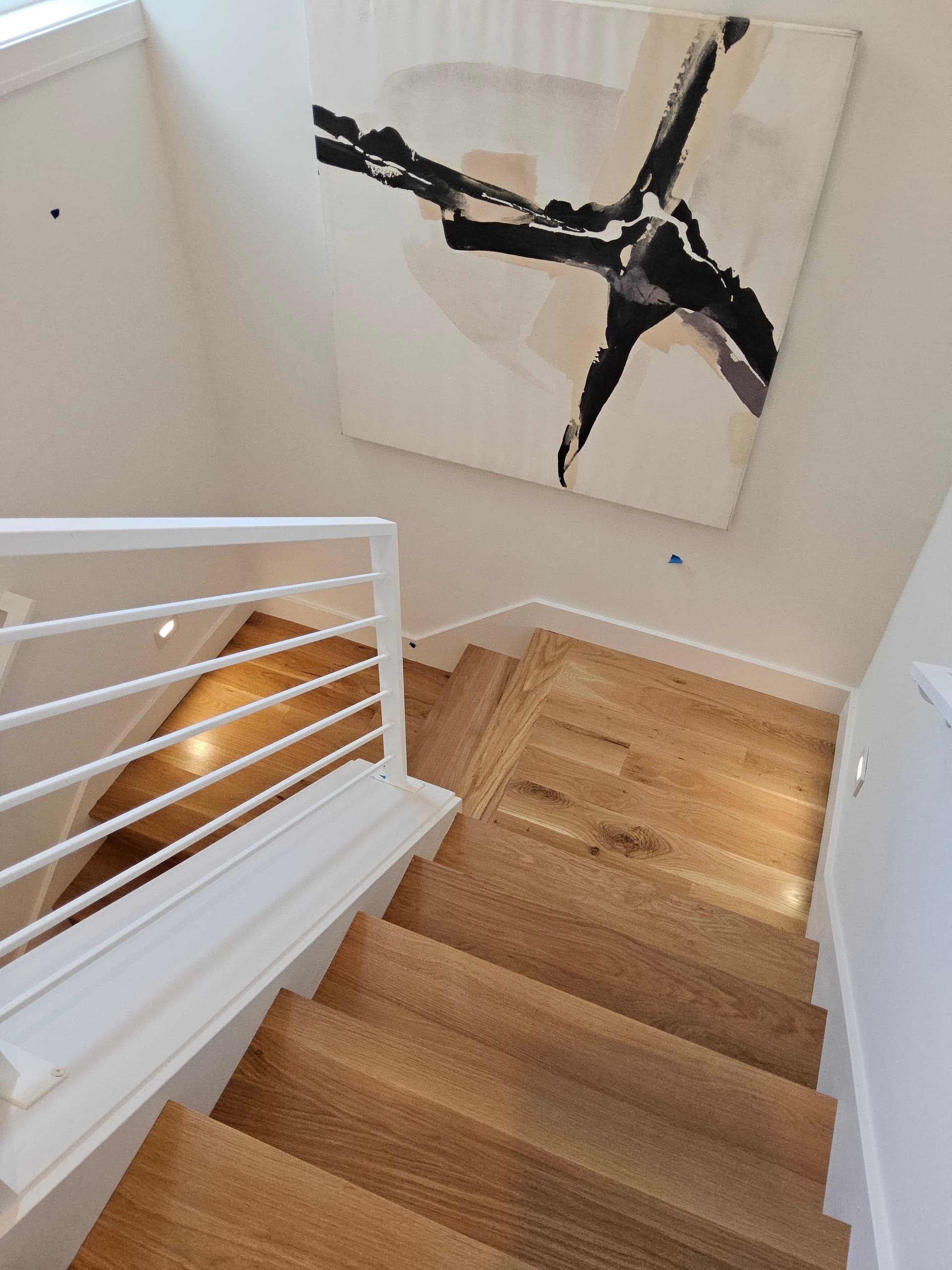 Step Lighting Done Right in a New Construction Home